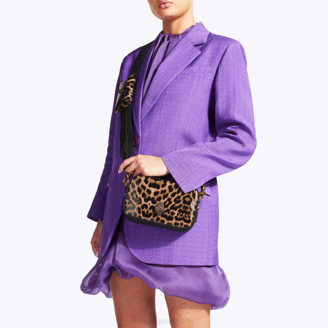 Kurt Geiger mujer bolso para cámara london Shoreditch pequeño 2LPR142 | bolsas marrón medio